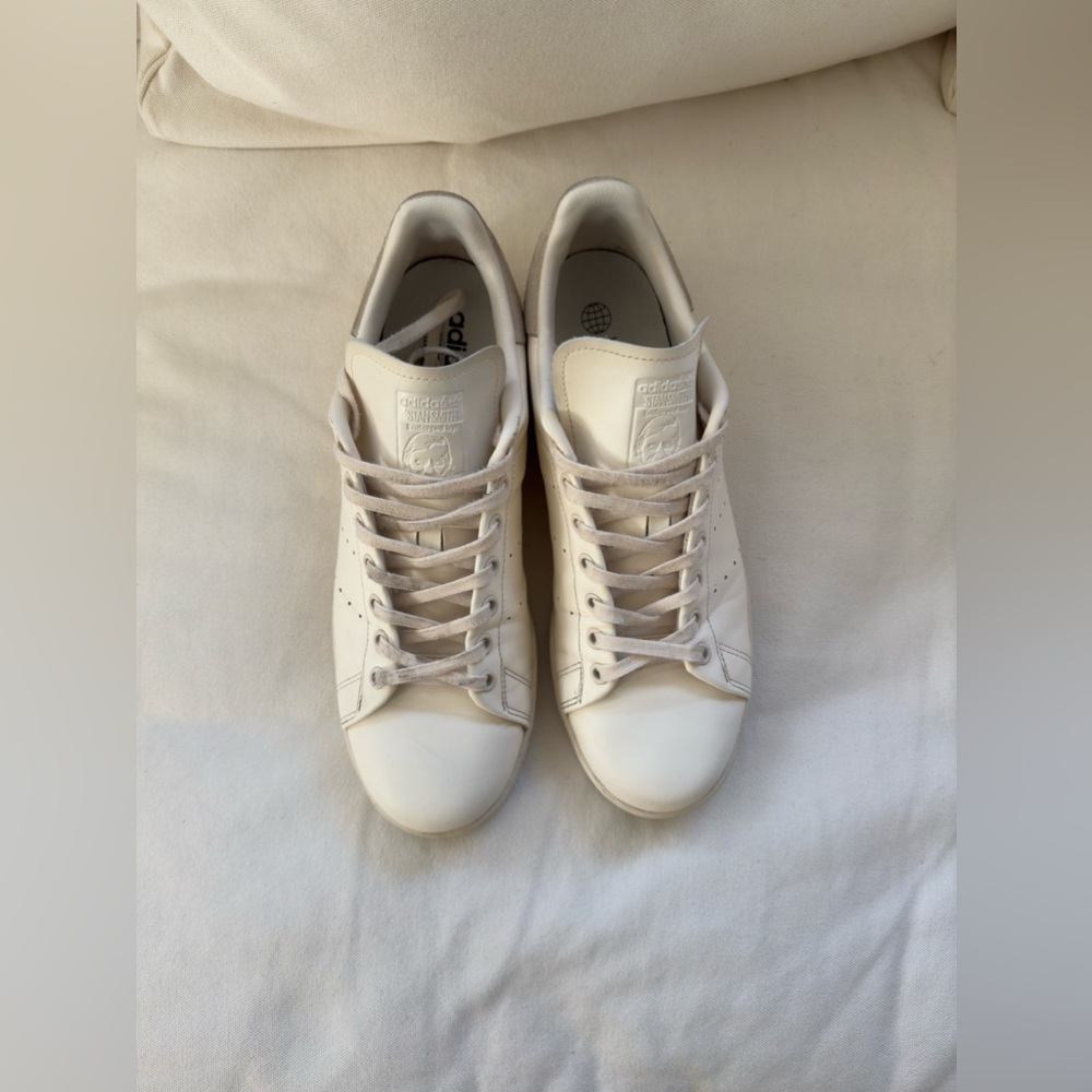Adidas Stan Smith Shoes - Size 11 - Beige/Tan/Cream